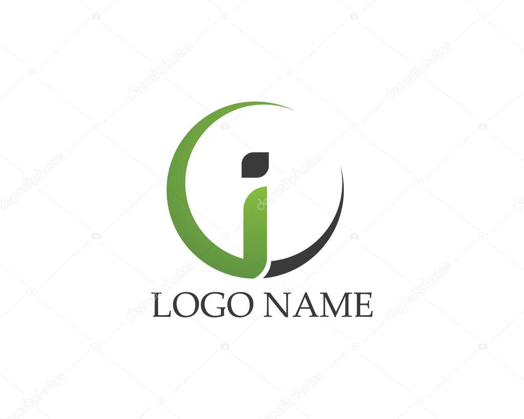 I letter logo and symbol