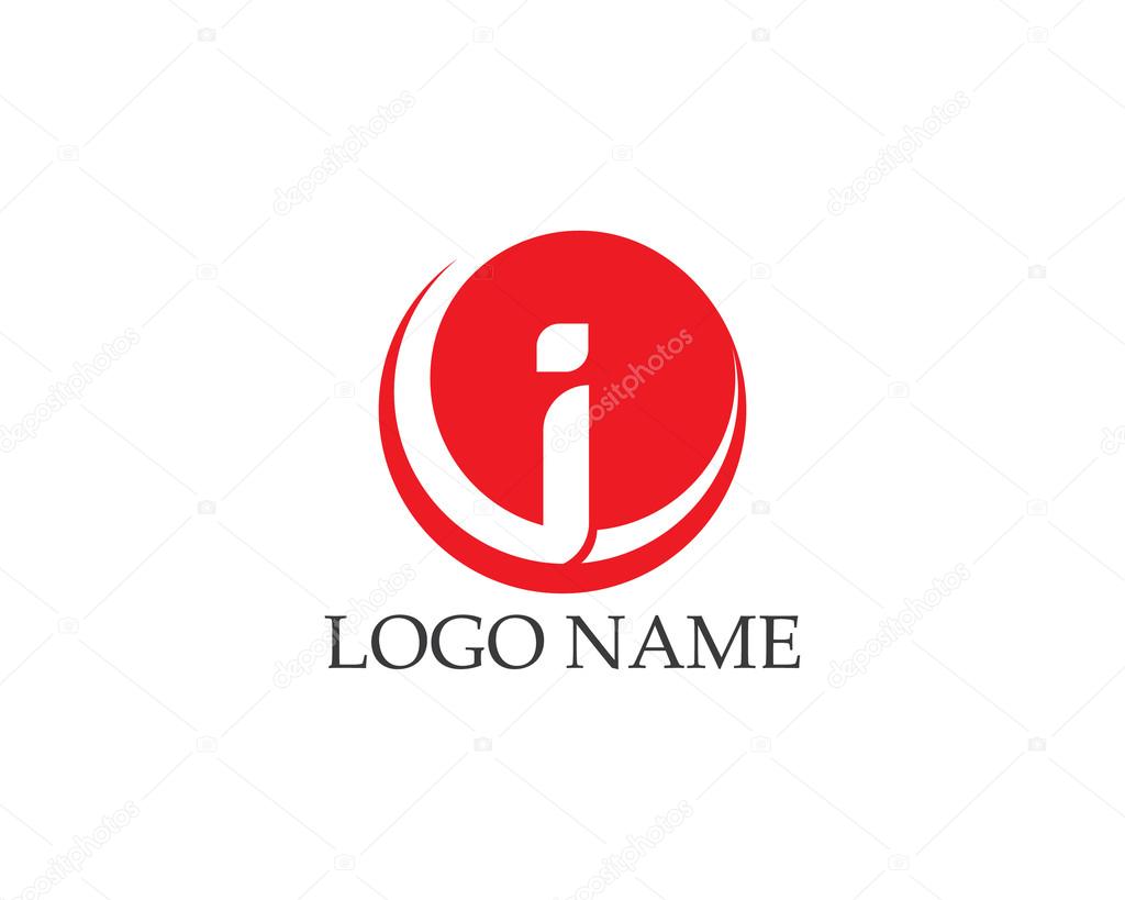 I letter logo and symbol