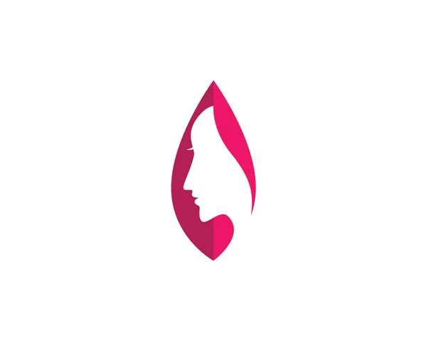 Frauen Schönheit und Wellness-Logo — Stockvektor