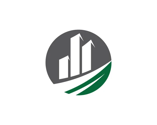 Logo společnosti finance a šablona — Stockový vektor