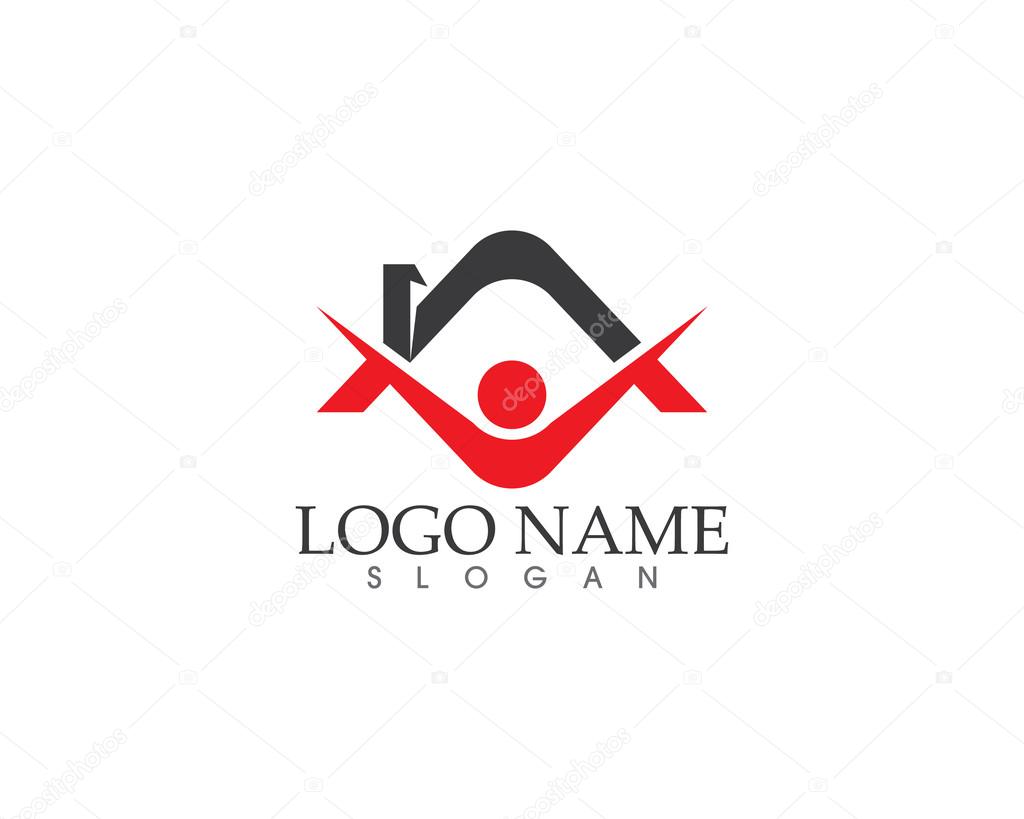 Home and building logo template
