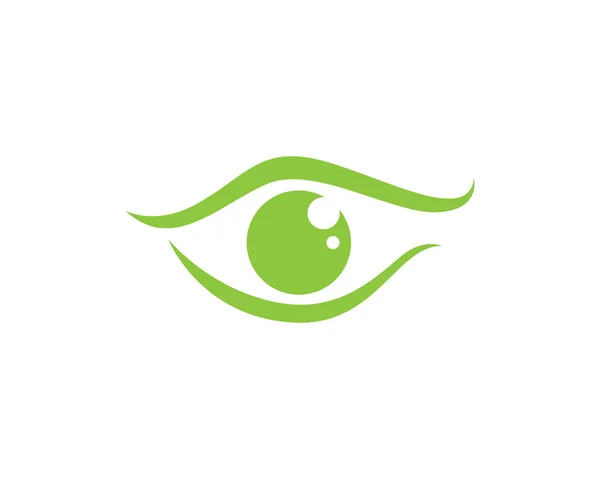 Векторний логотип догляду за очима — стоковий вектор