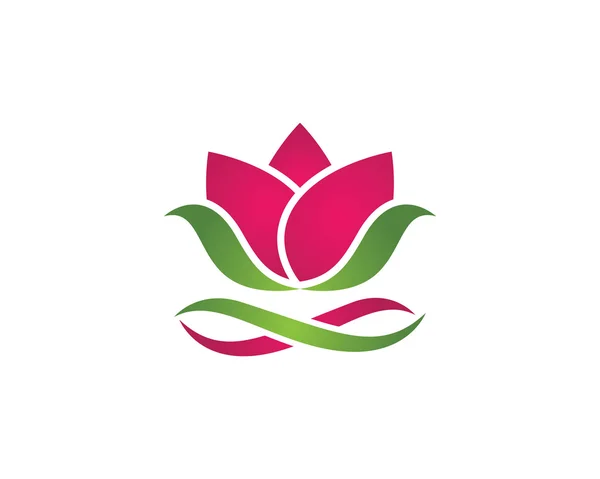 Modelo de Lotus Logo beleza —  Vetores de Stock