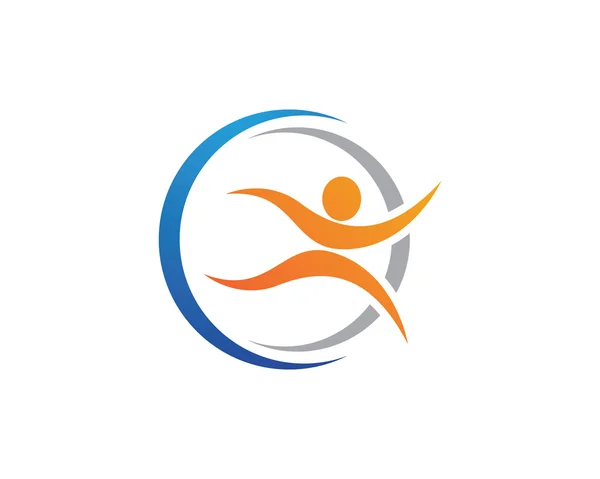 Sağlık Logo şablonu vektör simgesi tasarım — Stok Vektör