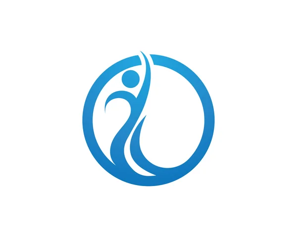 Salud Logo Plantilla vector icono de diseño — Archivo Imágenes Vectoriales