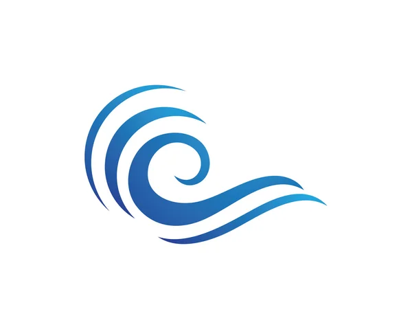 Логотип водной волны — стоковый вектор