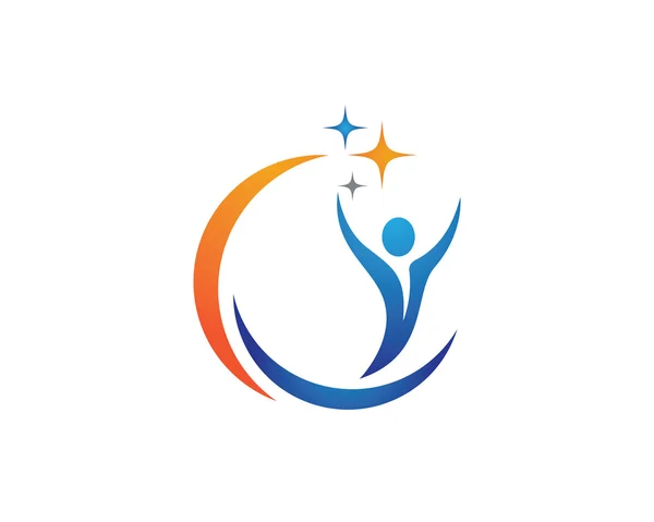Salud Logo Plantilla vector icono de diseño — Archivo Imágenes Vectoriales