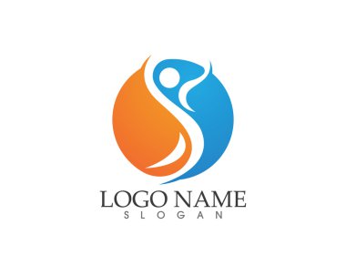 Sağlık insan başarı hayat logo