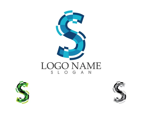 S Logo e simbolo — Vettoriale Stock