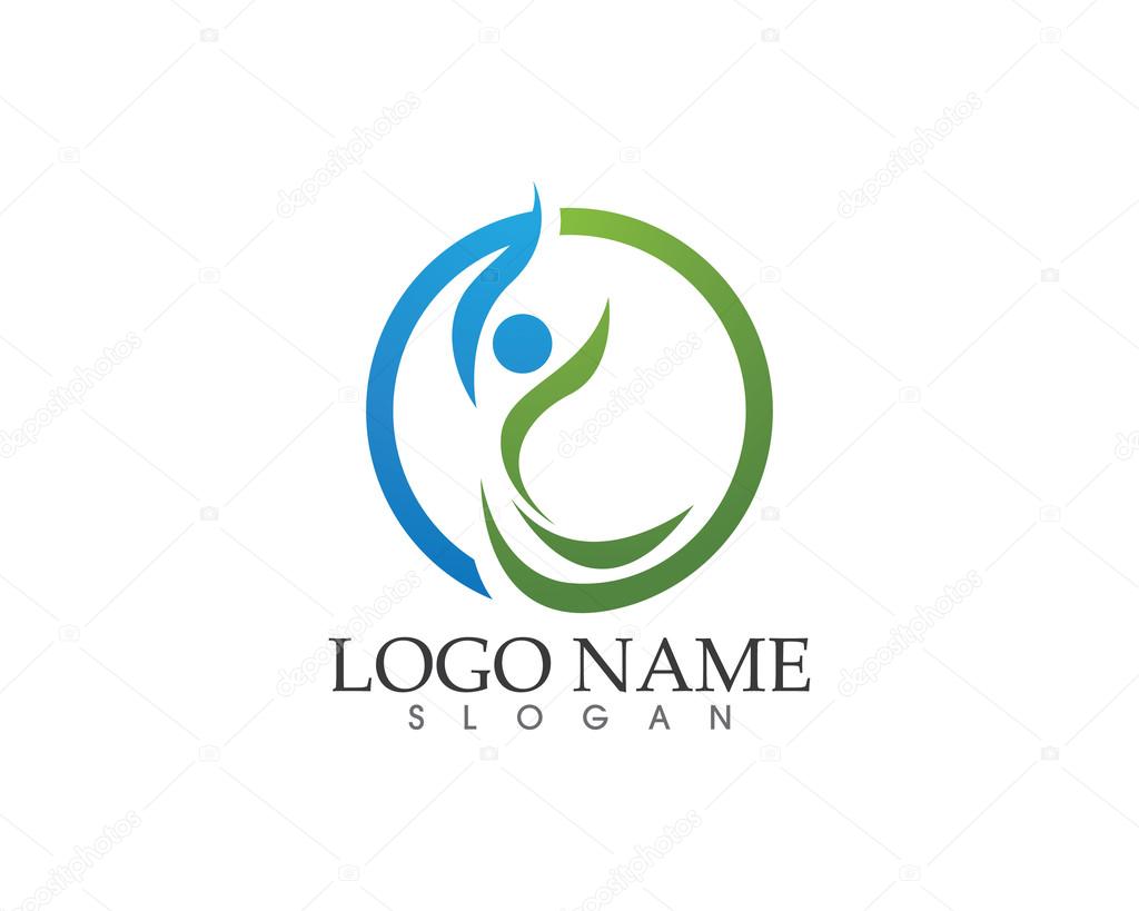 Health people success life logo