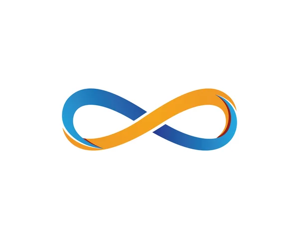 Infinity logo template — Stock Vector