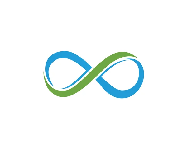 Infinity logo sjabloon — Stockvector