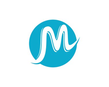 M harfi logosu ve sembolü