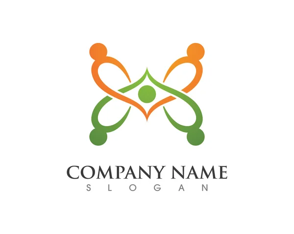 Logotipo comunitário —  Vetores de Stock