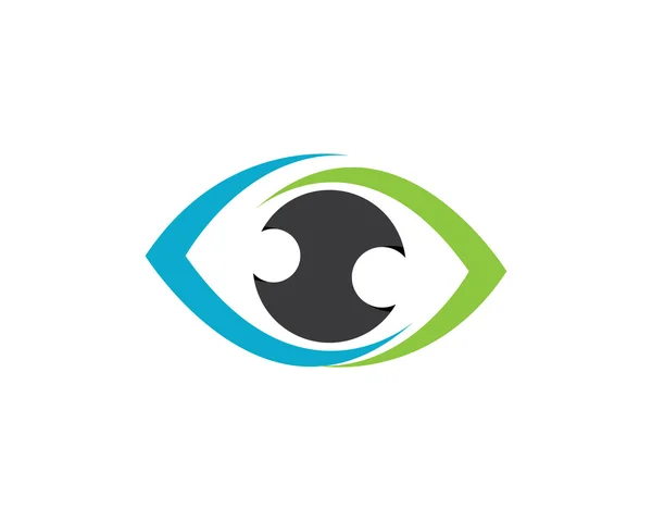 Symbol i logo do pielęgnacji oczu — Wektor stockowy