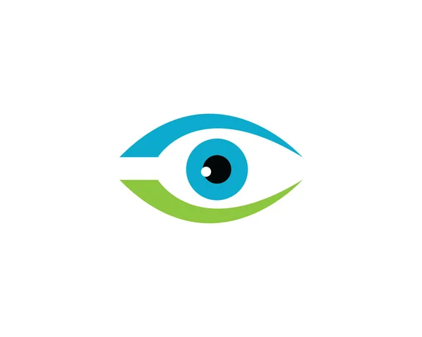 Ögon vård symbol och logotyp — Stock vektor