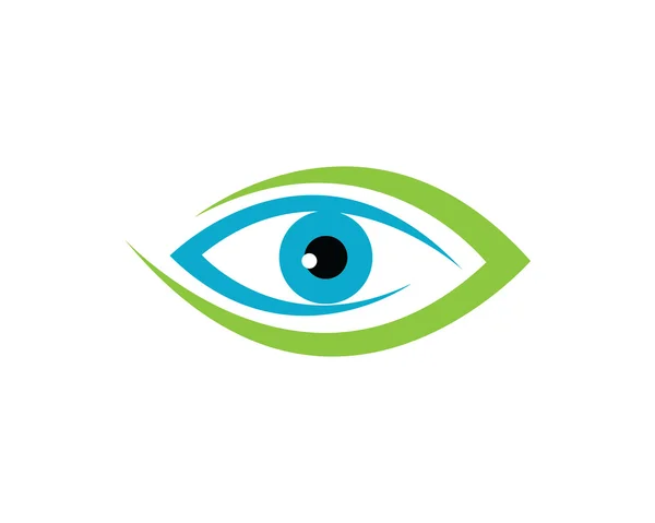 Eyes care symbol and logo — Stock Vector