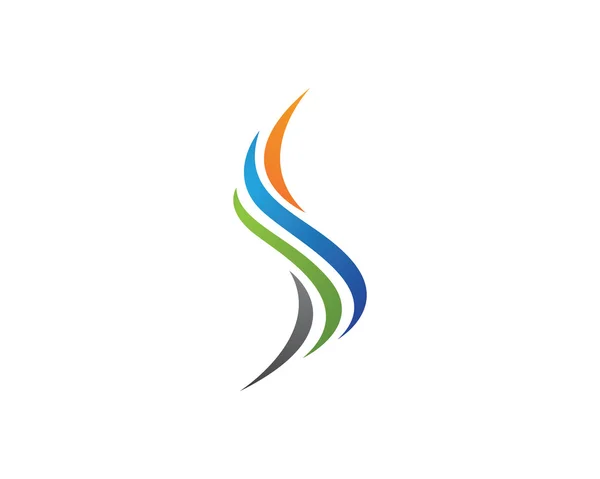 Logotipo y símbolo de letra S — Vector de stock