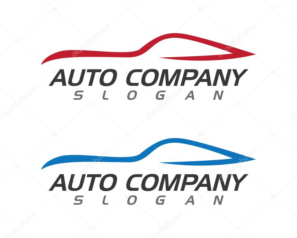 Speed Auto car Logo Template vector icon