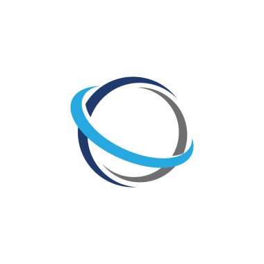 Wire World Logo Şablonu vektör çizimi