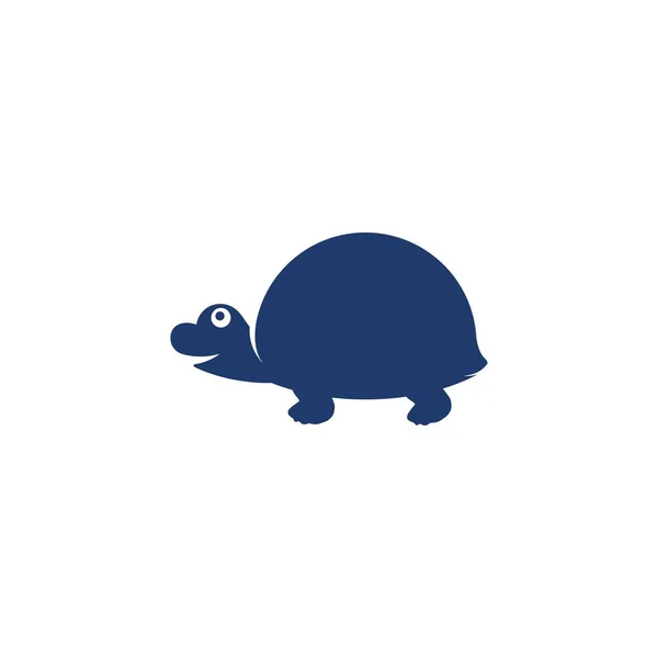 Schildpad Dier Cartoon Pictogram Vector Illustratie — Stockvector