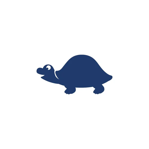 Tortuga Animal Dibujo Animado Icono Vector Ilustración — Vector de stock