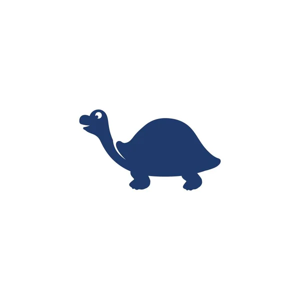 Żółw Zwierzę Ikona Wektor Kreskówki Ilustracja — Wektor stockowy