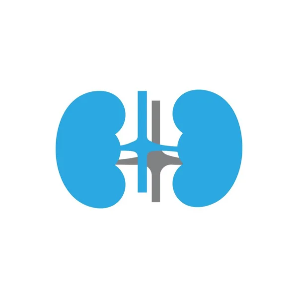 Plantilla Logotipo Diseño Ilusión Vector Renal — Archivo Imágenes Vectoriales