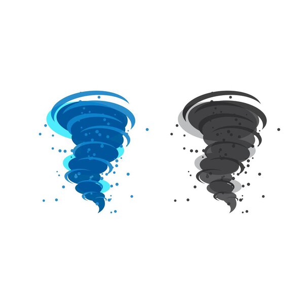 Tornado logo symbol vector illustration design