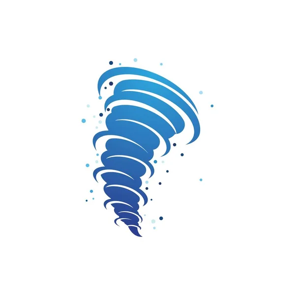 Tornado Logo Símbolo Vector Ilustración Diseño — Archivo Imágenes Vectoriales