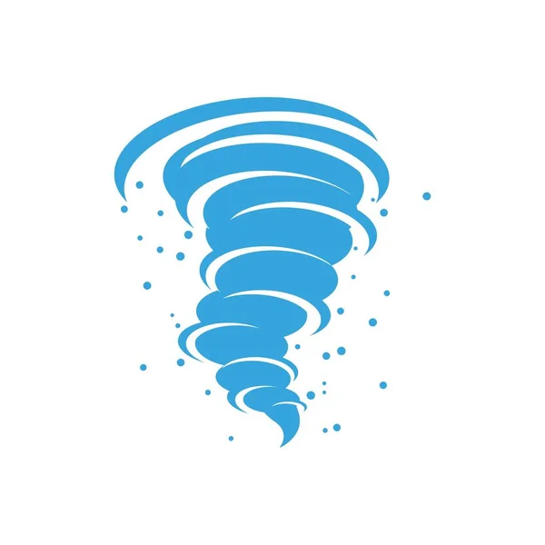 Tornado Logo Símbolo Vector Ilustración Diseño — Archivo Imágenes Vectoriales