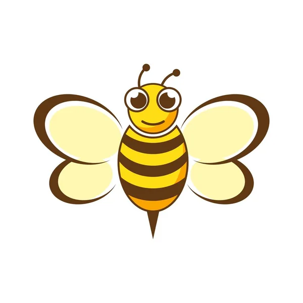 Šablona Návrhu Ikony Včelího Elementu — Stockový vektor
