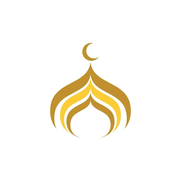 Значок Символу Мечеті Векторний Шаблон Дизайну Ілюстрації — стоковий вектор