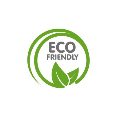 Yeşil Ağaç Yaprağı ekolojisi doğa element tasarımı