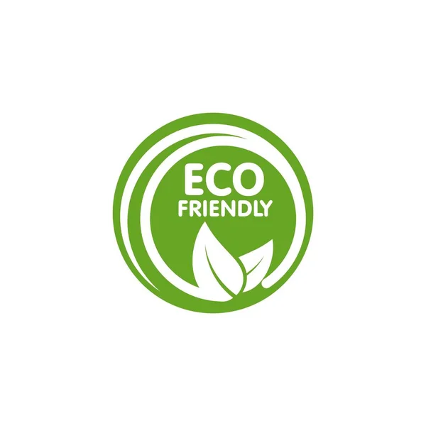 Verde Árbol Hoja Ecología Naturaleza Elemento Vector Diseño — Vector de stock