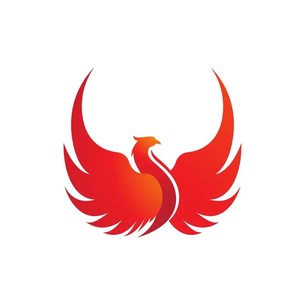 Phoenix Vektor Symbol Illustration Design Vorlage — Stockvektor
