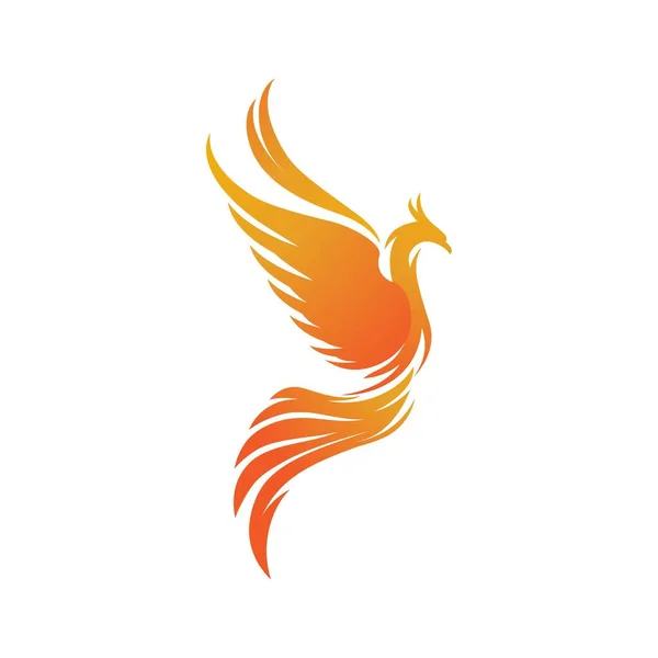 Modelo Design Ilustração Ícone Vetorial Phoenix — Vetor de Stock