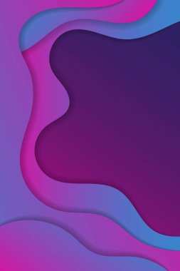 soyut dalga arkaplan tasarımı örnekleme şablonu