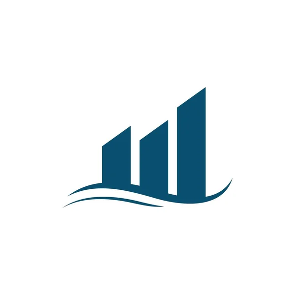 Info Grafisk Business Finance Logo Mall Vektor Ikon Design — Stock vektor