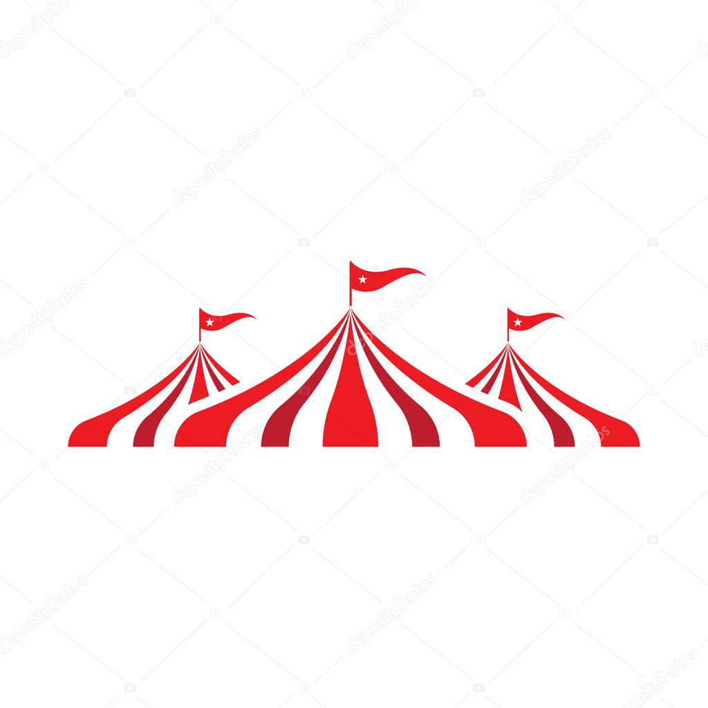 Circus element vector illustration design template