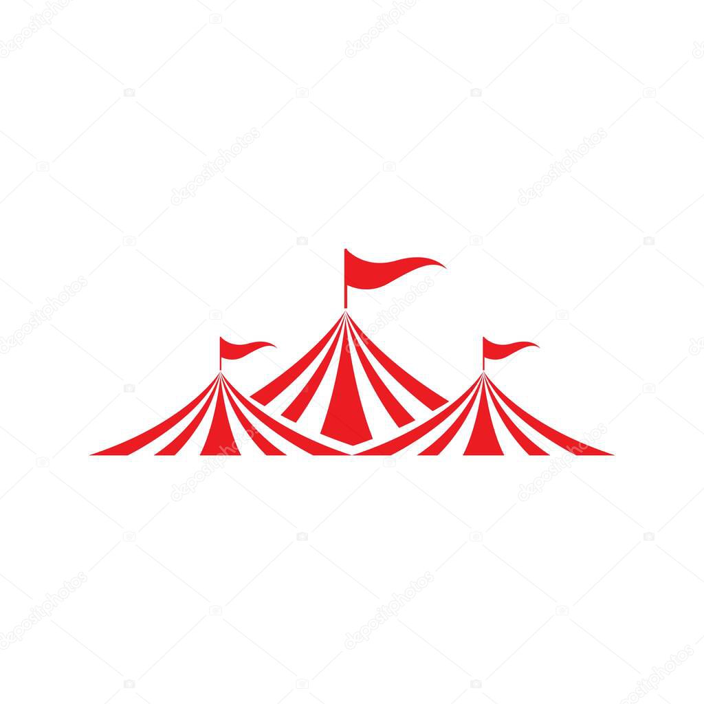 Circus element vector illustration design template
