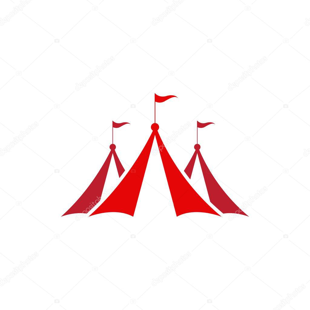 Circus element vector illustration design template