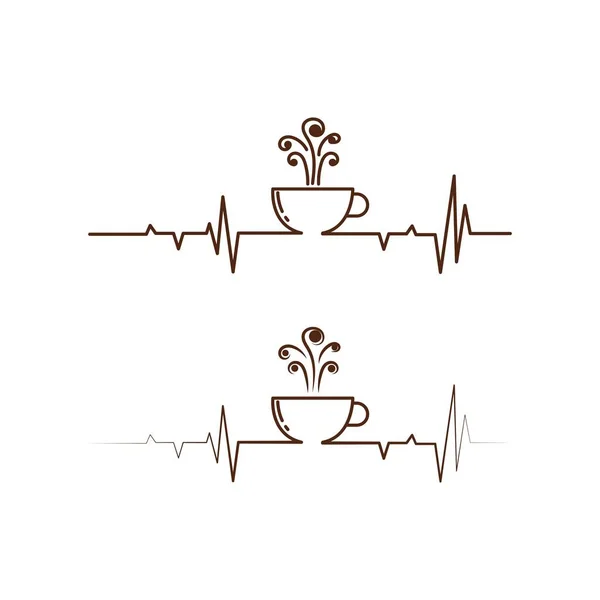 Coffee Cup Logo Template Vector Icon Design — Stock Vector