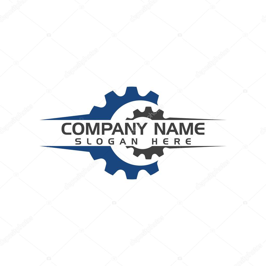 Gear vector icon illustration design template