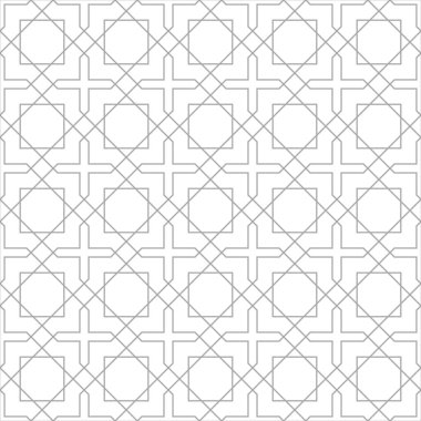 İslami Desen vektör çizim şablonu