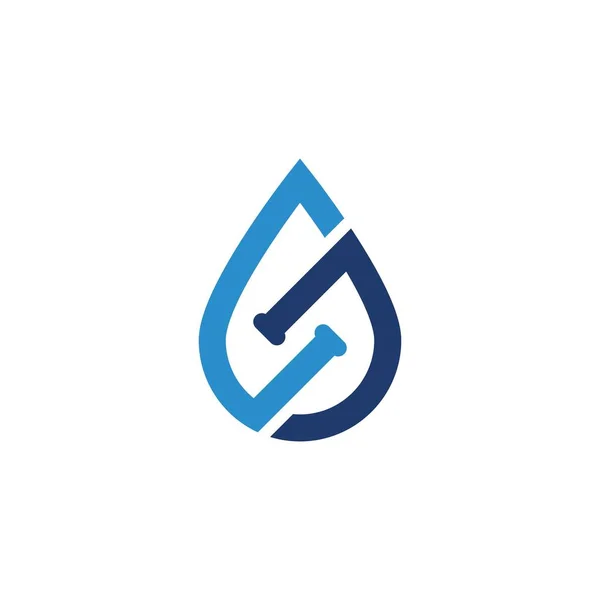 Plumbing Logo Vector Icon Design Illustration Template — Stock Vector