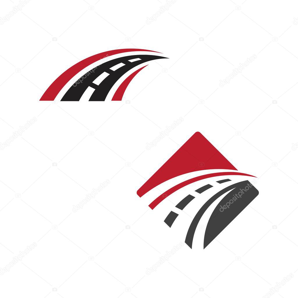 Way logo Vector icon design illustration Template