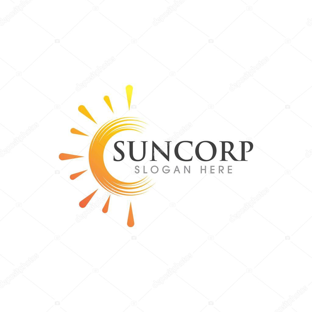 Sun Vector illustration Icon Logo Template design