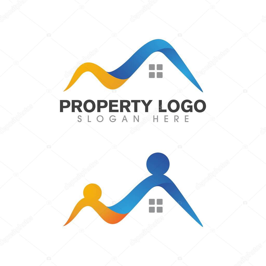 Real Estate , Property and Construction Logo design