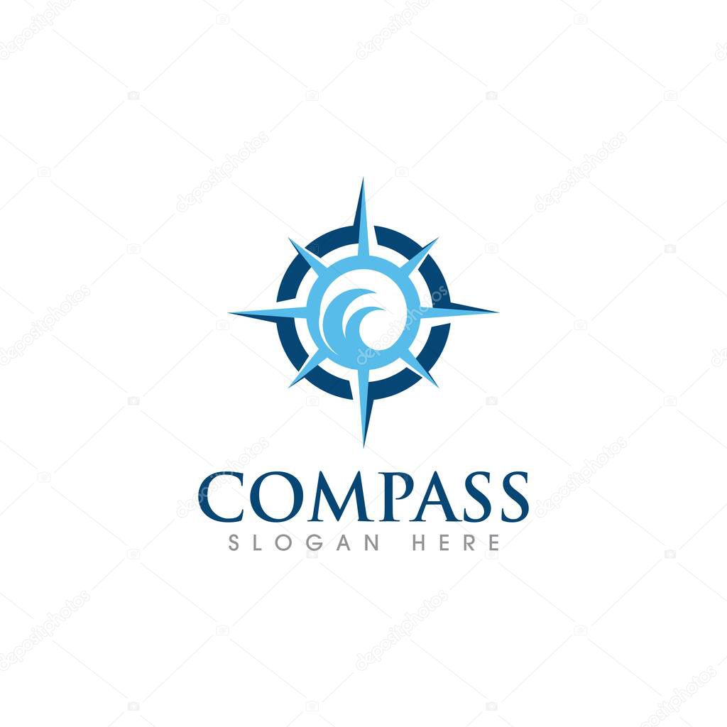 Compass vector icon illustration design Template